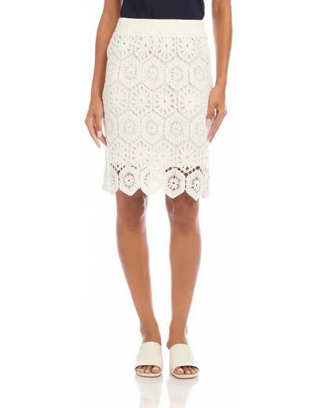 Crochet Mini Skirt