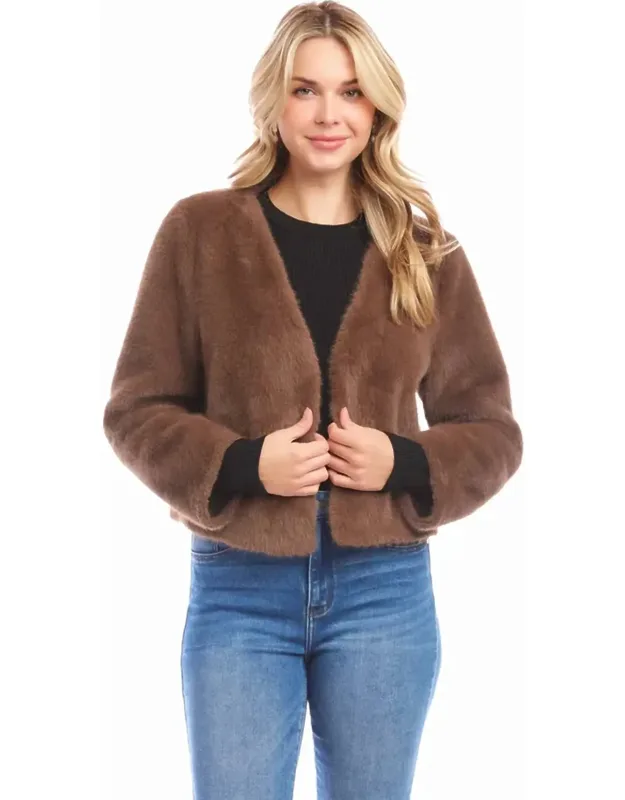 Reversible Faux Fur Jacket