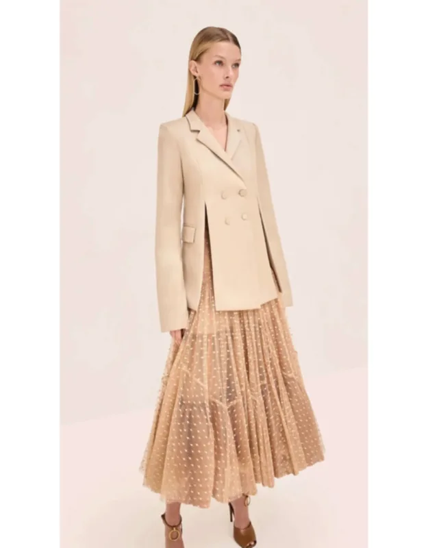 Double Breasted Blazer Jacket