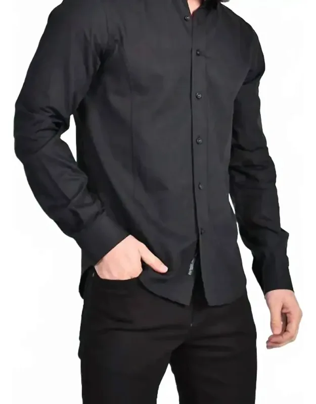 Soft Spiral Jacquard Button Down Shirt