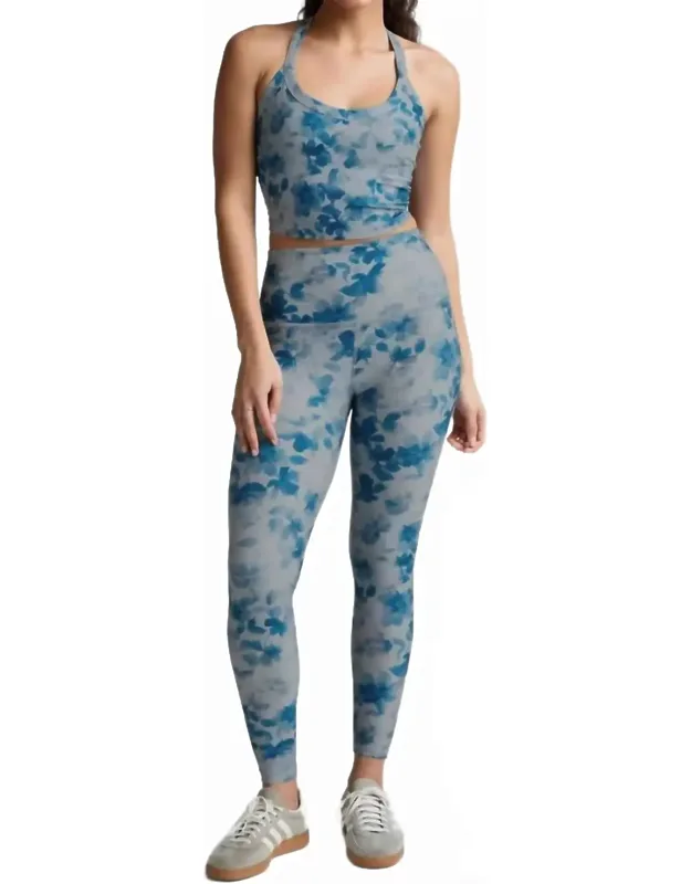 Softmark High Waisted Midi Leggings - Moisture-wicking, Breathable
