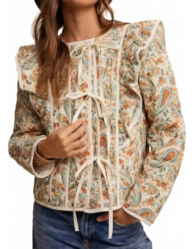 Paisley Quilted Jacket