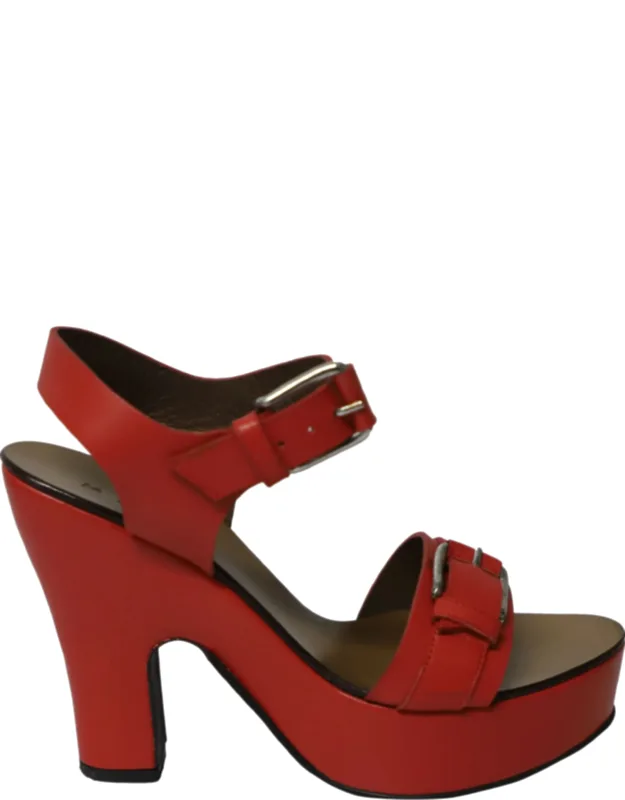 Buckle Platform Sandals