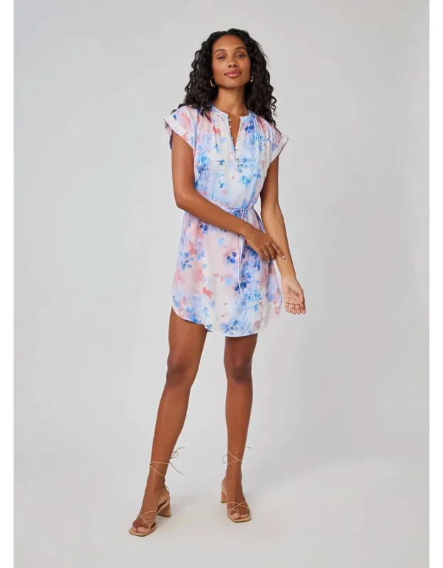 Cap Sleeve Pullover Mini Dress