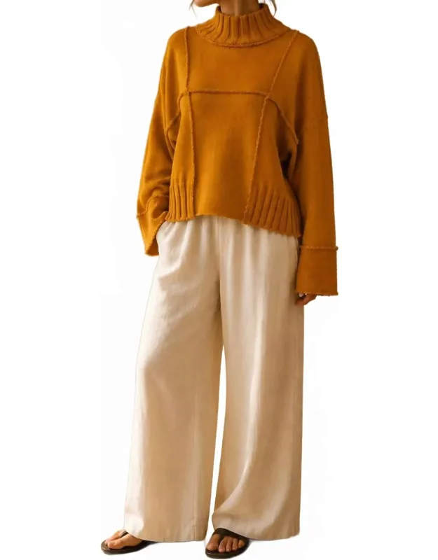Intaglio Long Sleeve Sweater