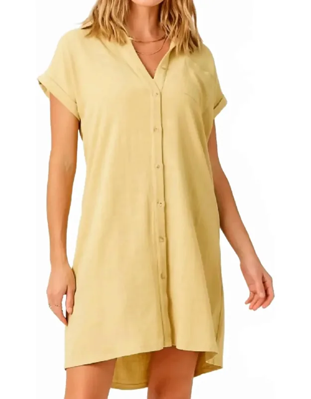 Linen Blend Dress