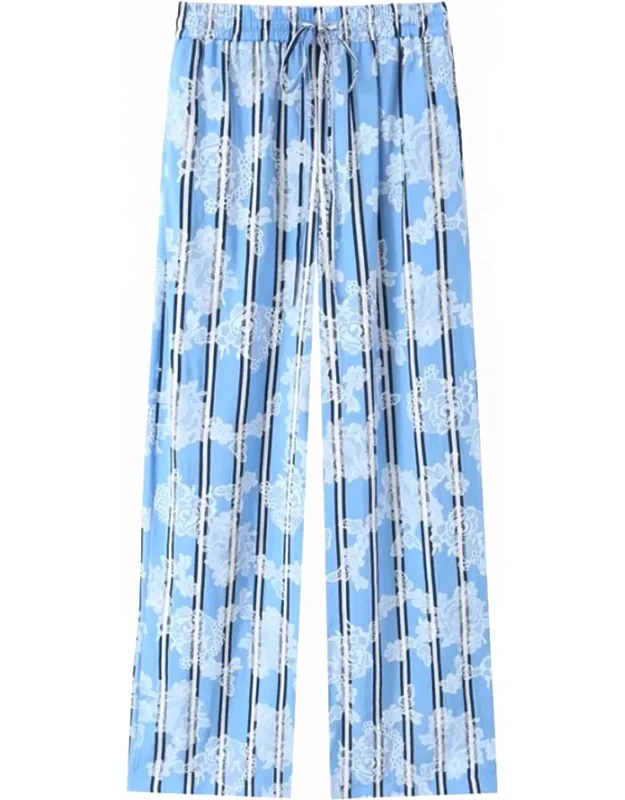 Striped Wide Leg Pants