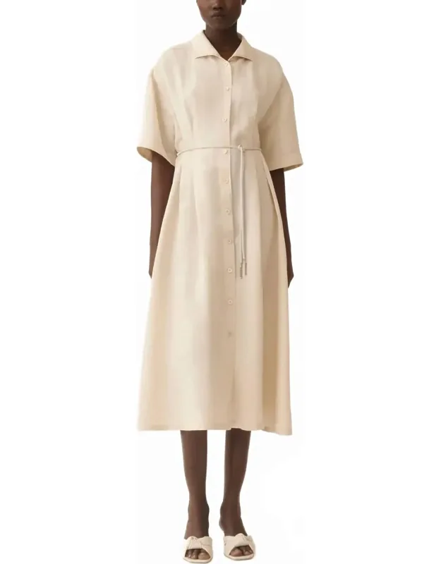 Short Sleeve Shirt Dress