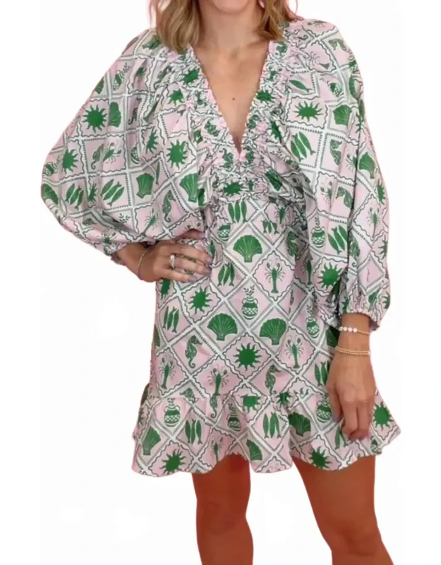 Hadley Mini Dress - Playful Puff Sleeves, Relaxed Elastic Waist