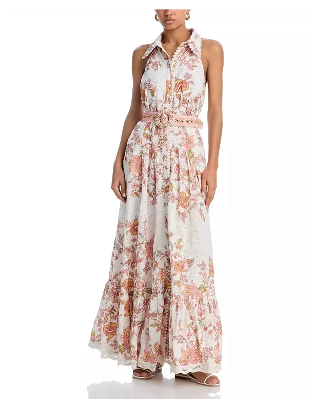 Blossom Eyelet Maxi Dress