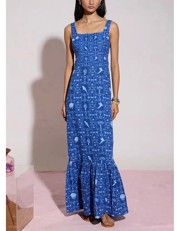 Tie-back Midi Dress