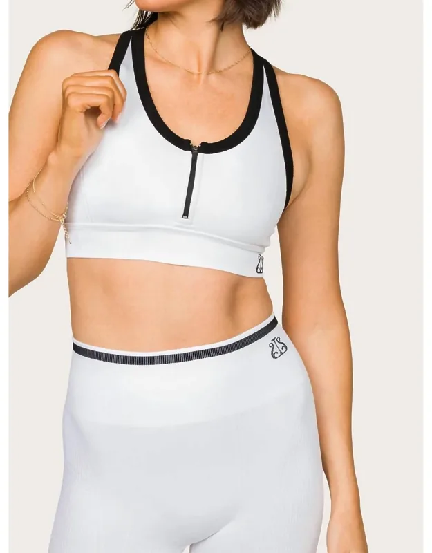 Barre Zip Bra