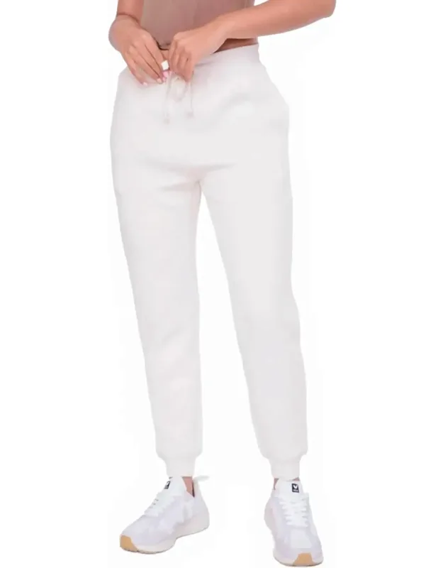 Quilted Drawstring Joggers