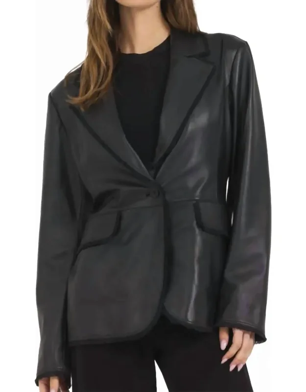 Fringe Trim Blazer
