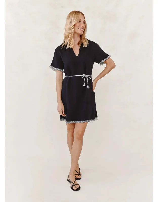 Fray Edge Mini Dress