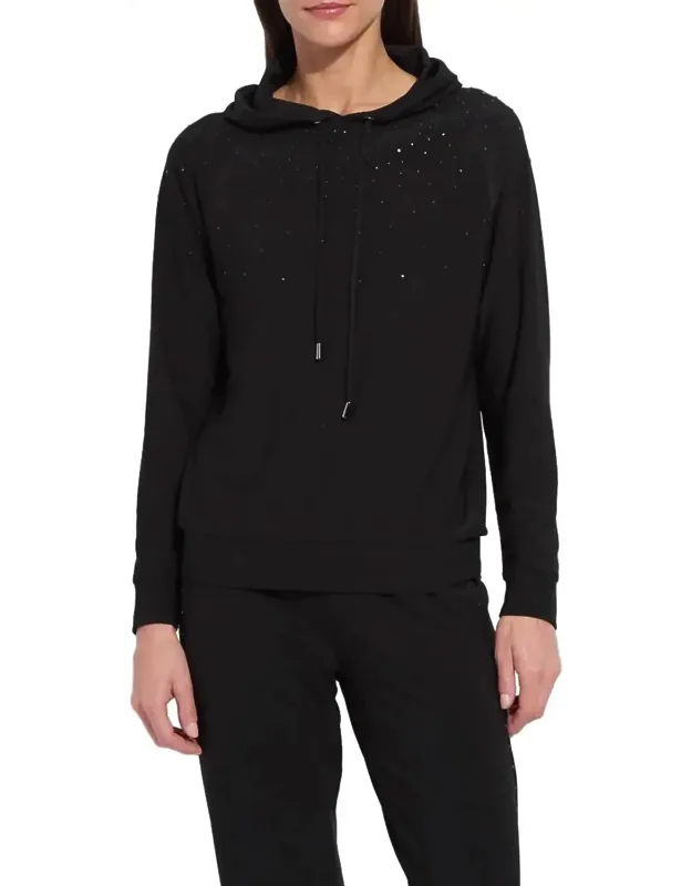 Emiliana Studded Hoodie Sweatshirt
