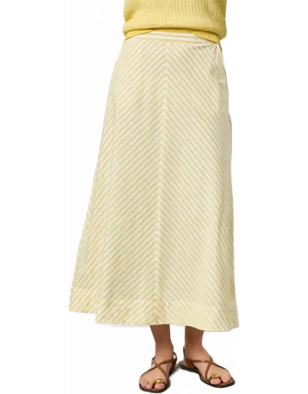 Stripe Maxi Skirt