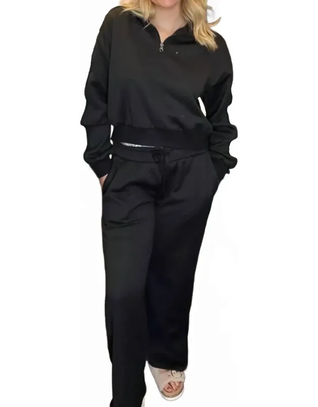 Two Piece Sweater And Pants Set