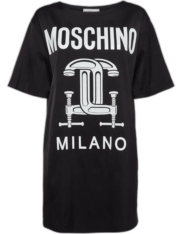 Couture Jersey Logo Print T-shirt Dress