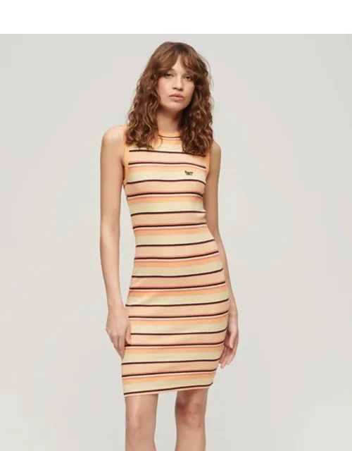 Rib Bodycon Midi Dress