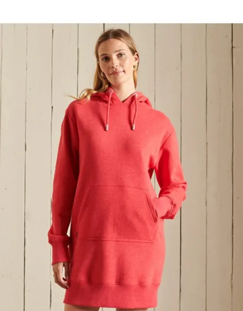 Vintage Logo Embroidered Hoodie Dress