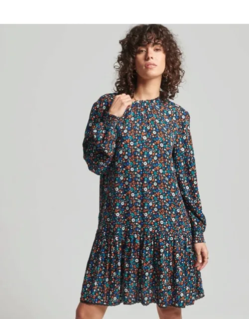 High Neck Mini Dress