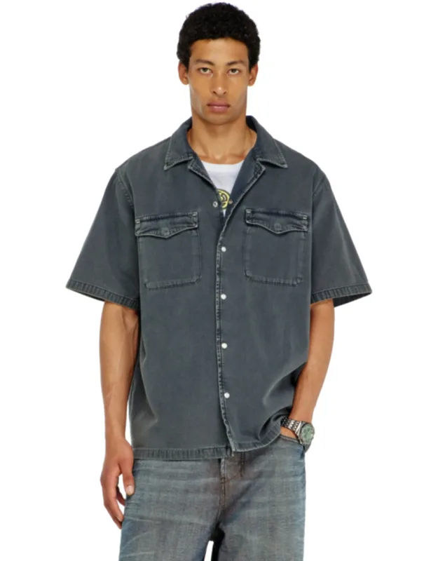 Bowling Shirt In Denim