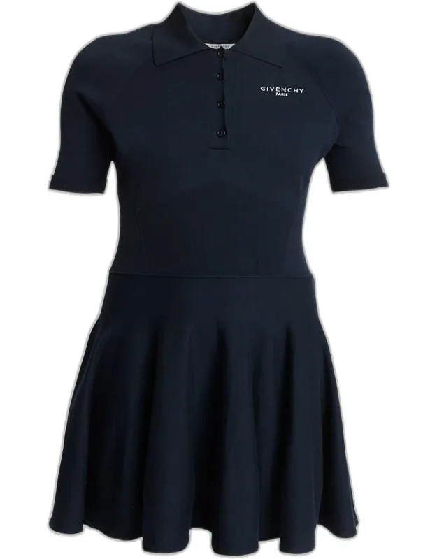 A-line Short Polo Dress