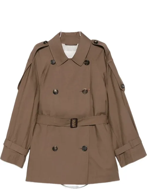 Double-breasted Belted Coat