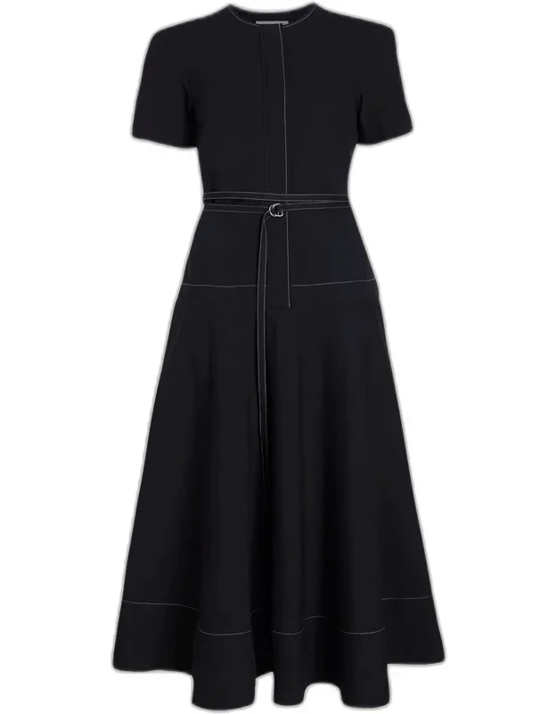 Belted Midi Dress