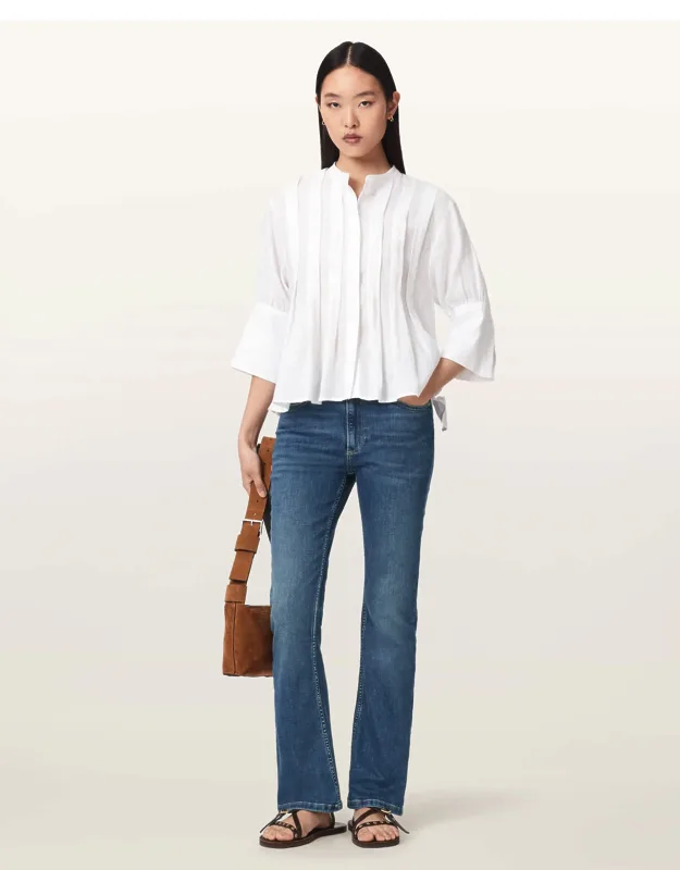 Mid Rise Bootcut Denim Jeans