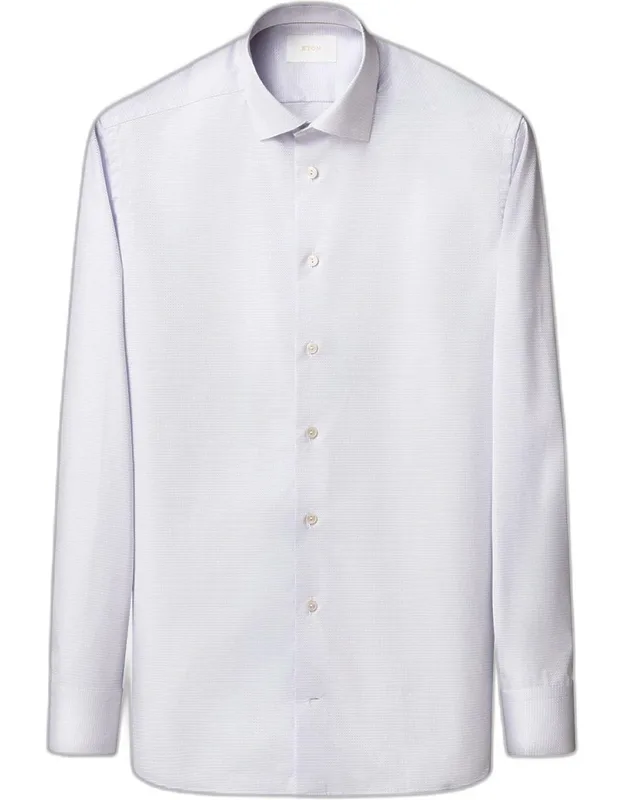 Micro-woven Elevated Twill Dress Shirt