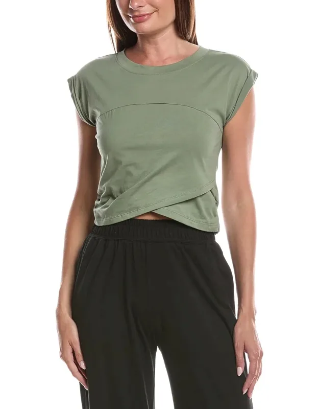 Cross Over Sleeveless T-shirt