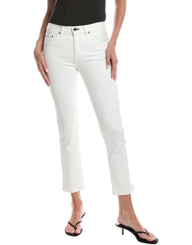 Mid Rise Straight Leg Jeans