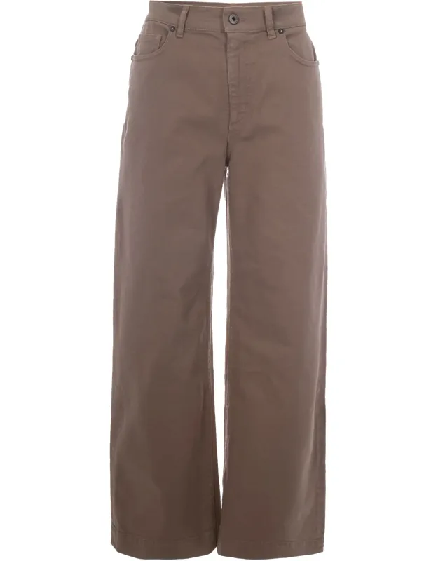 Wide-leg High-waisted Jeans