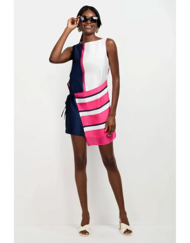 Brisa Mini Dress With Overlay Skirt