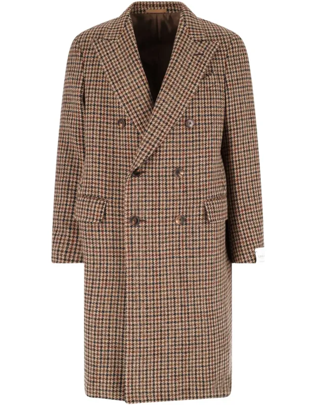 Wool Double-breasted Coat