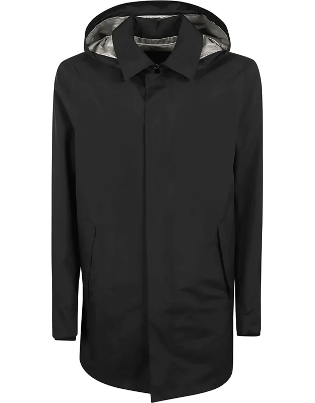Technical Hooded Performance Raincoat