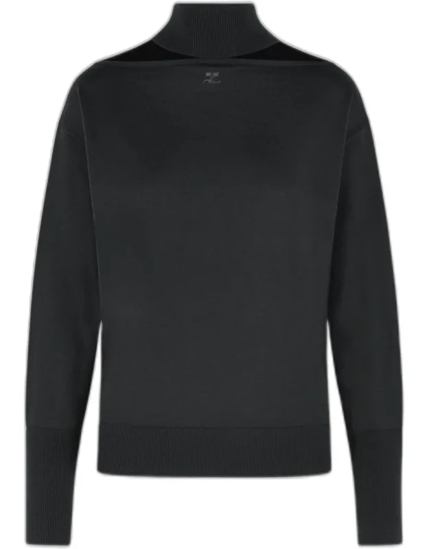 Merino Wool Turtleneck Sweater