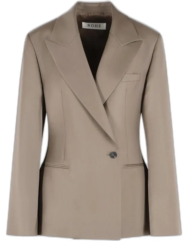 Hourglass Virgin Wool Blazer