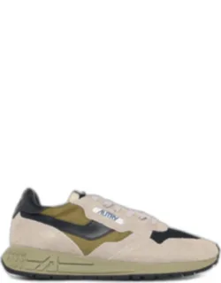 'reelwind Low Sneakers With Fabric Tongue And Rubber Sole'