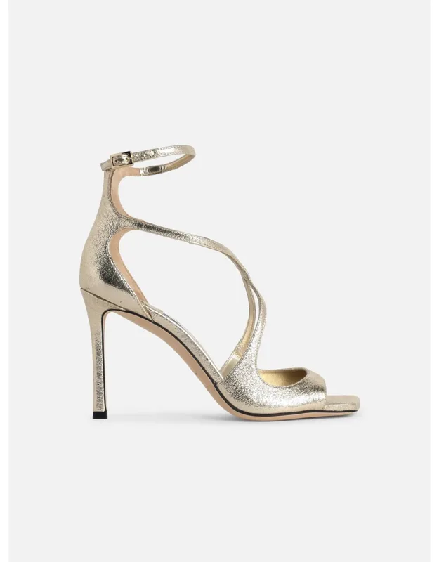 Azia 95' Platinum Fabric Sandals