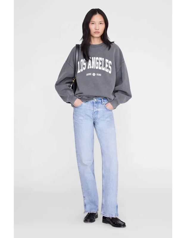 Miles Sweatshirt - Oversized Crewneck Pullover In Washed