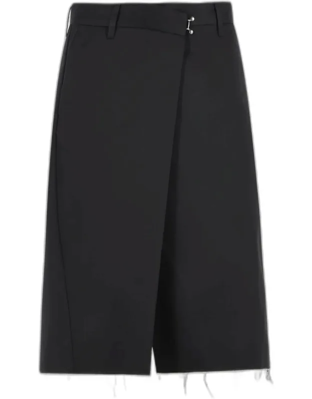 Wrap Cotton Shorts