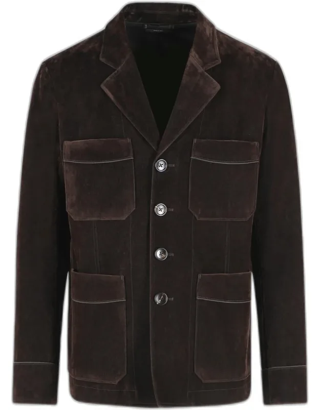 Blazer In Cotton Blend