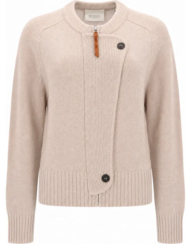 Cardigan In Wool And Cashmere