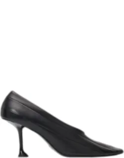 Tee Pieced Leather Pumps