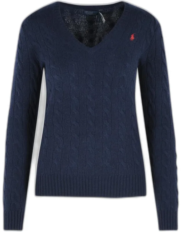 Wool And Navy Cashmere Sweater