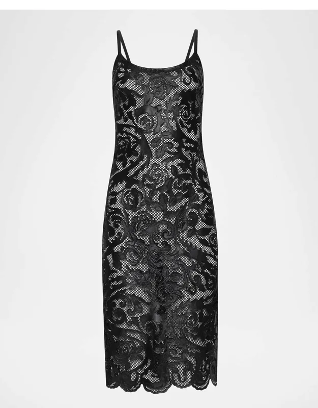 Kazuko Lasercut Midi Dress
