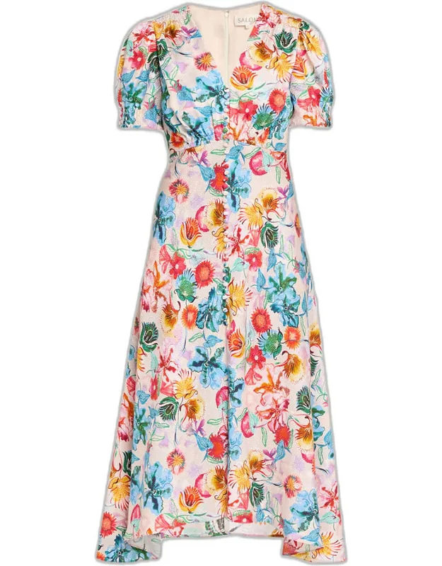 Printed Long Dress